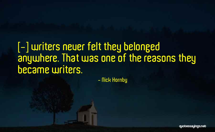 Janecek Dejcmar Quotes By Nick Hornby Janecek Dejcmar Quotes By Nick Hornby