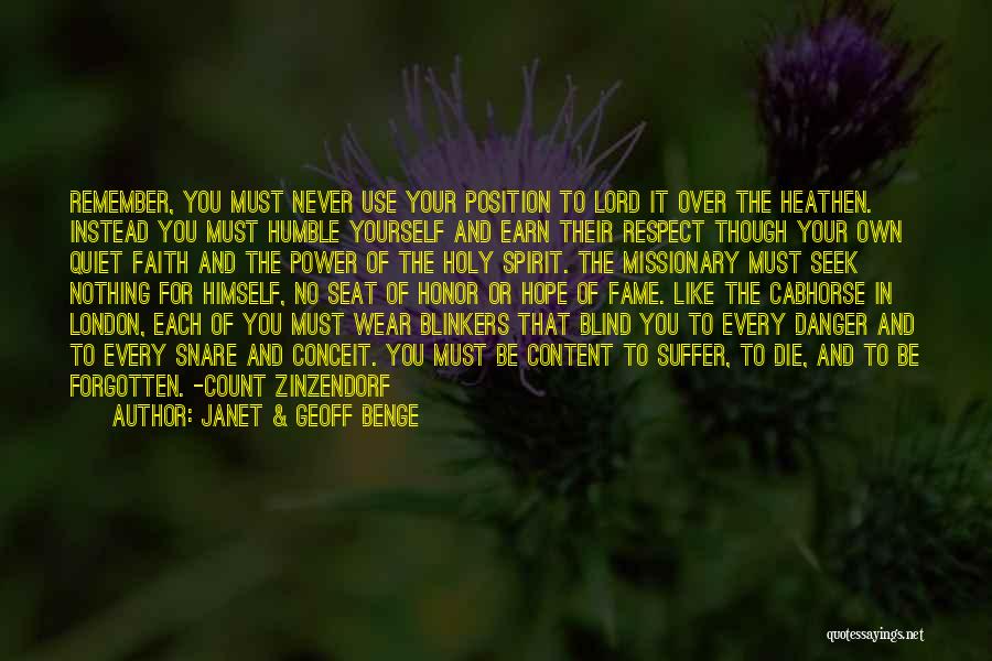 Janet & Geoff Benge Quotes 2212613