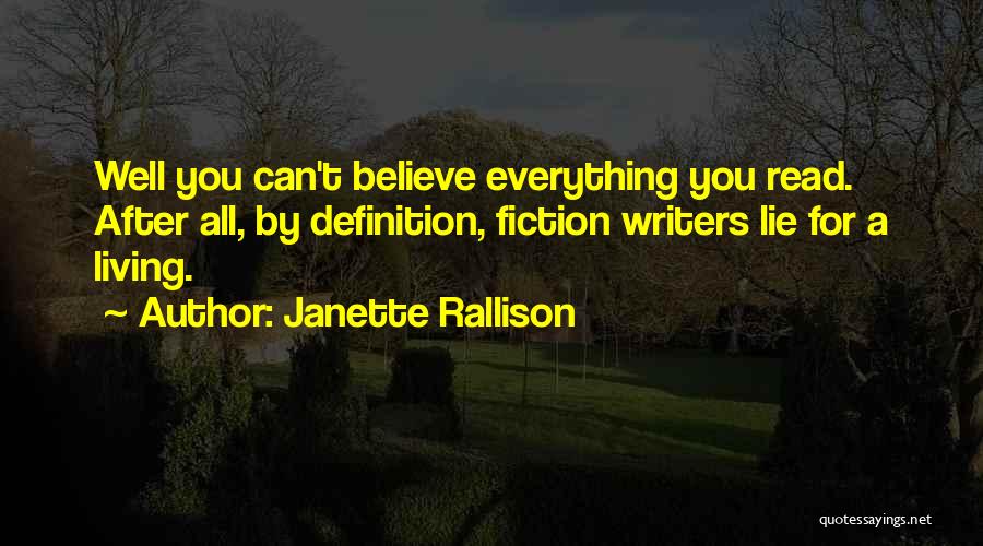 Janette Rallison Quotes 172489