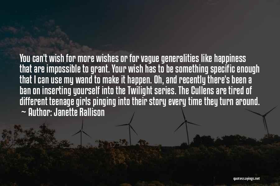 Janette Rallison Quotes 493152