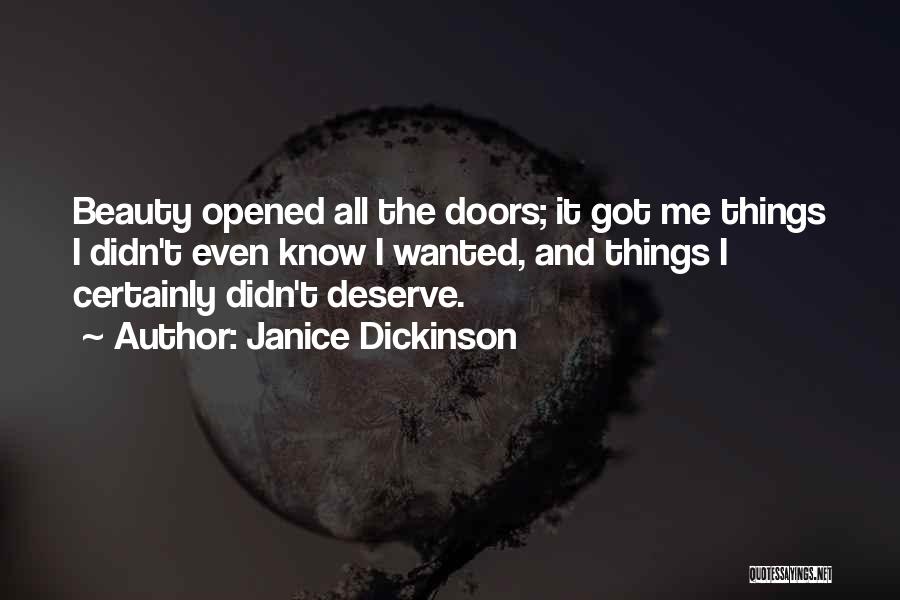 Janice Dickinson Quotes 1669380