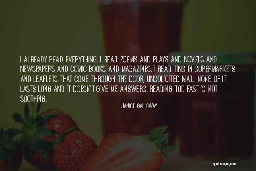 Janice Galloway Quotes 1397025