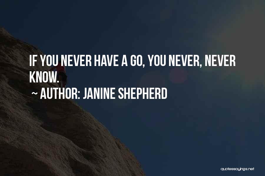 Janine Shepherd Quotes 853552