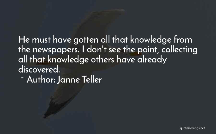 Janne Teller Quotes 421715