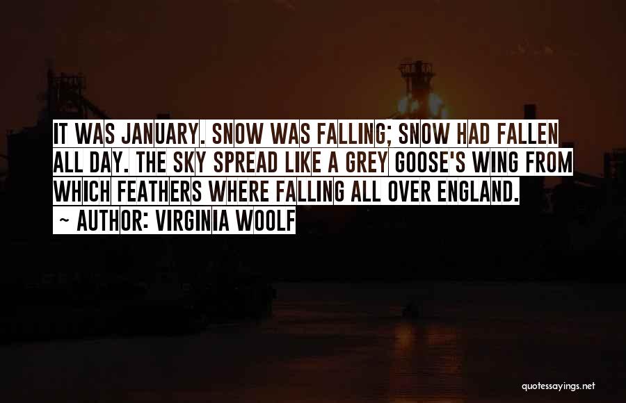 January Snow Quotes By Virginia Woolf