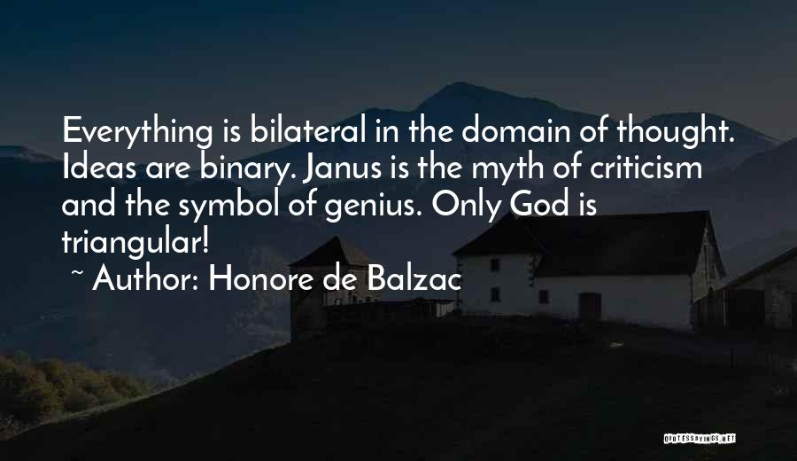 Janus God Quotes By Honore De Balzac