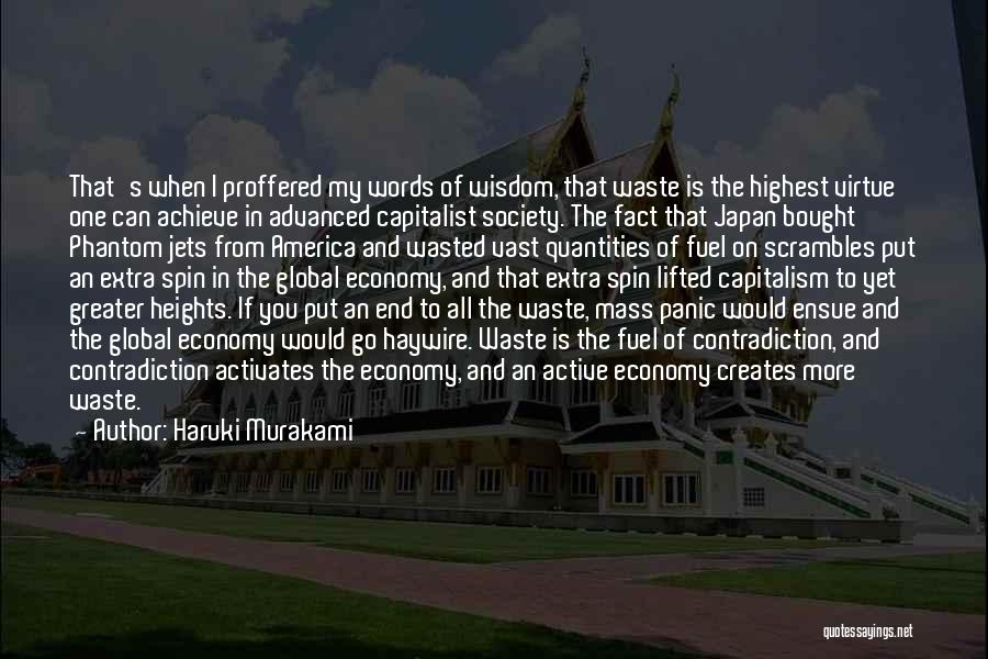 Japan Economy Quotes By Haruki Murakami