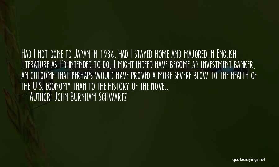 Japan Economy Quotes By John Burnham Schwartz