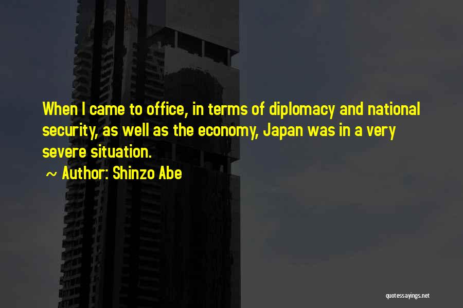 Japan Economy Quotes By Shinzo Abe