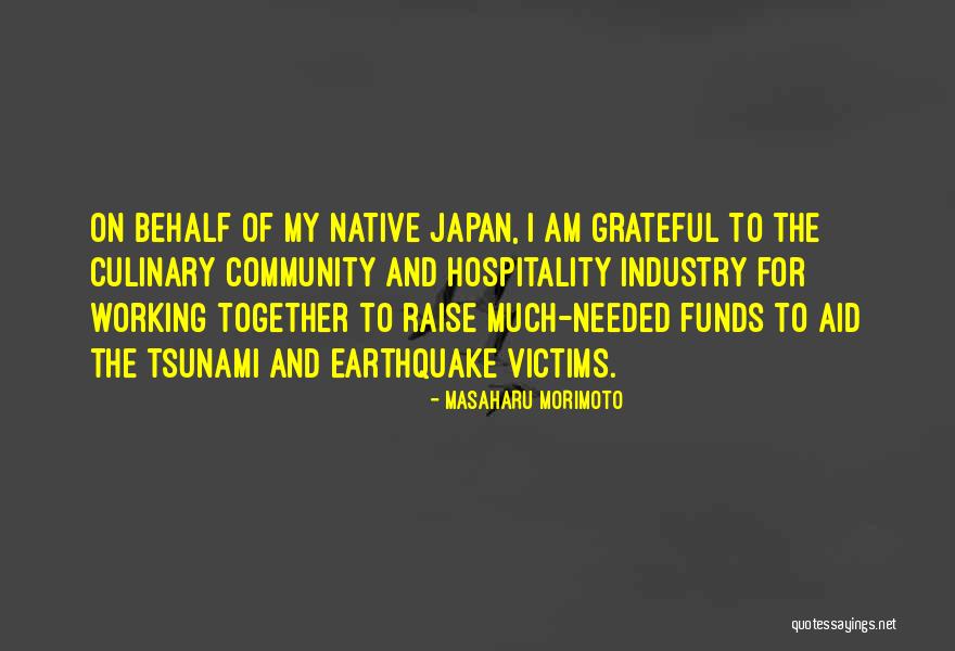 Japan Tsunami Quotes By Masaharu Morimoto Japan Tsunami Quotes By Masaharu Morimoto