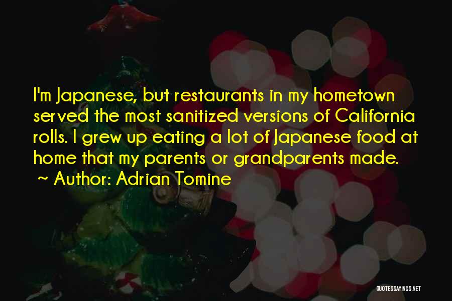 Japanese Eating Quotes By Adrian Tomine