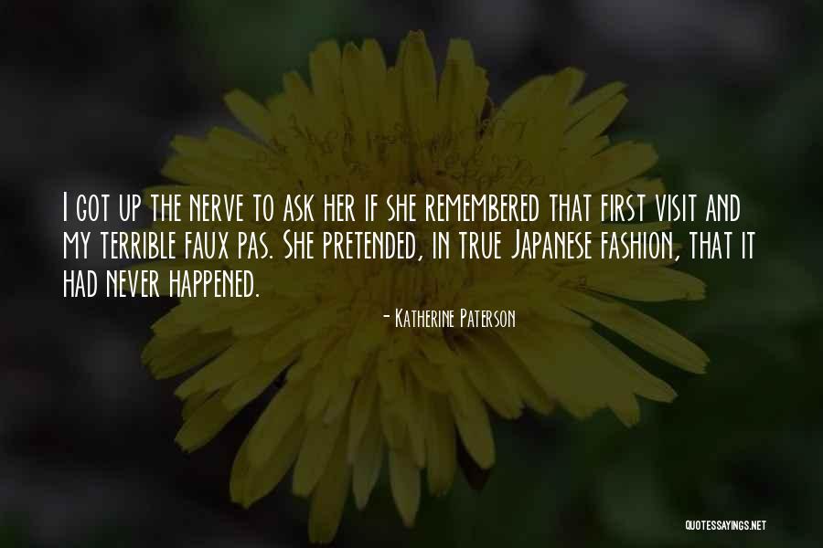 Japanese Fashion Quotes By Katherine Paterson Japanese Fashion Quotes By Katherine Paterson