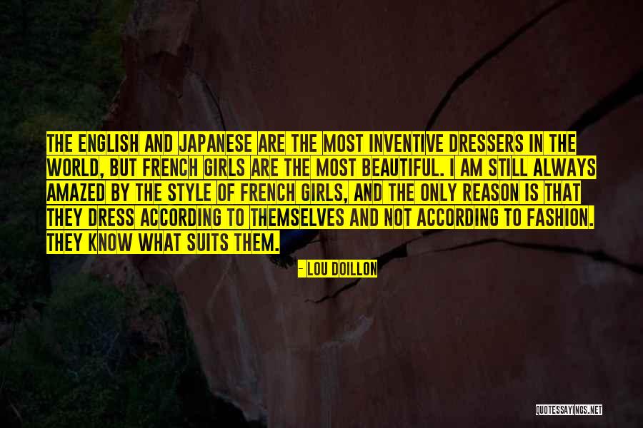 Japanese Fashion Quotes By Lou Doillon