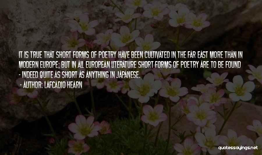 Japanese Literature Quotes By Lafcadio Hearn