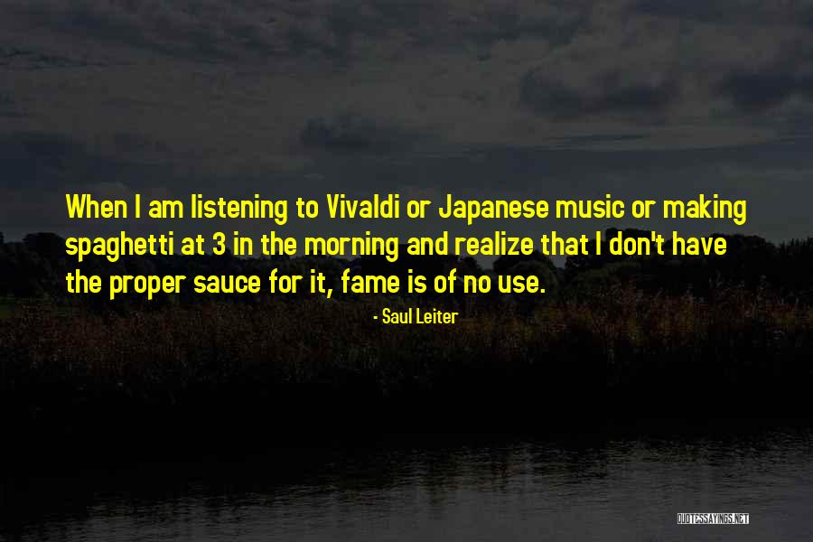Japanese Morning Quotes By Saul Leiter Japanese Morning Quotes By Saul Leiter