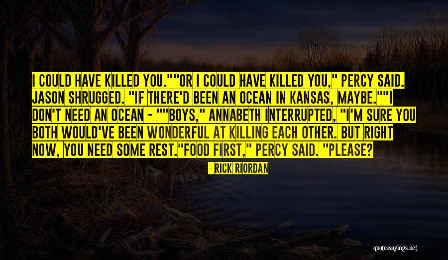 Jason And Percy Quotes By Rick Riordan