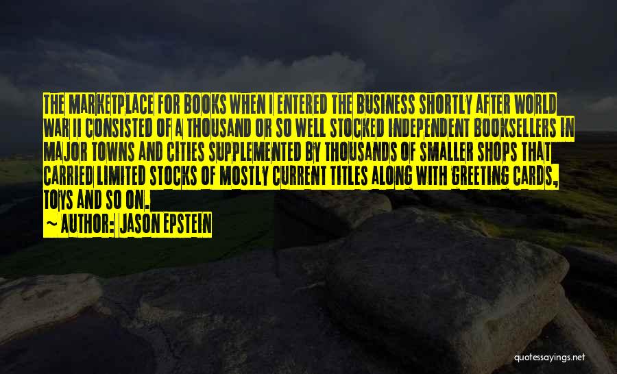 Jason Epstein Quotes 1116762