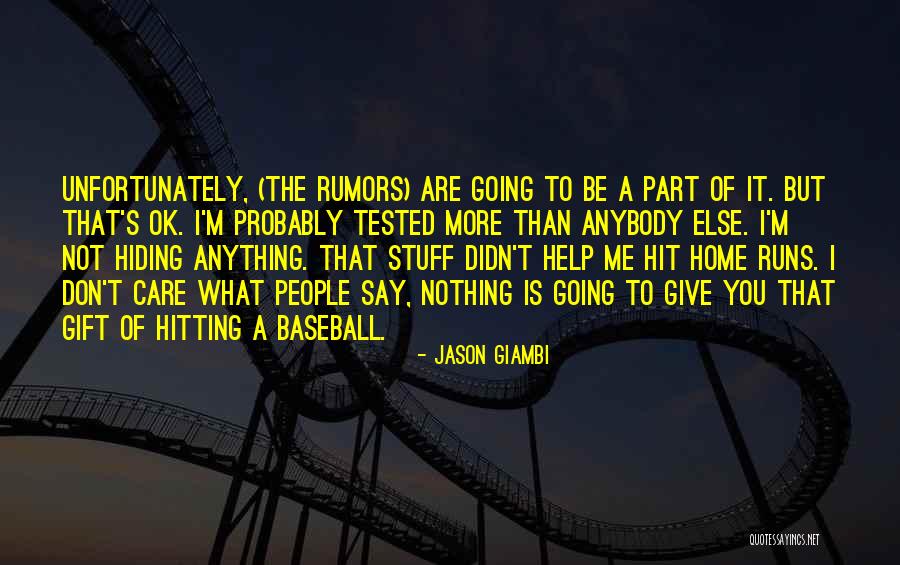 Jason Giambi Quotes 661329 Jason Giambi Quotes 661329