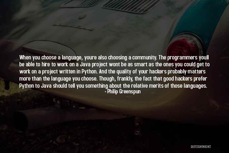 Java Language Quotes By Philip Greenspun Java Language Quotes By Philip Greenspun