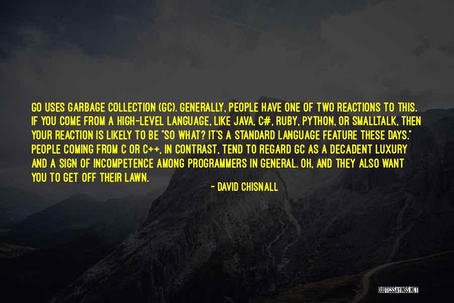 Java Programmers Quotes By David Chisnall