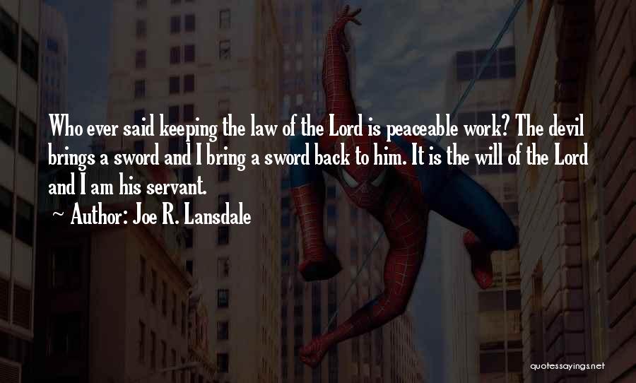 Javinshki Quotes By Joe R. Lansdale