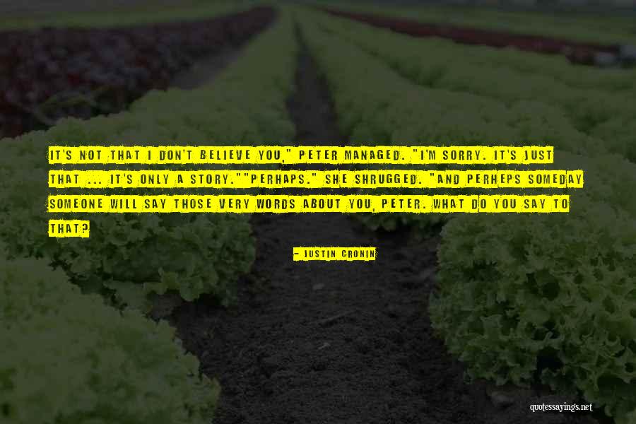 Jaxon Quotes By Justin Cronin Jaxon Quotes By Justin Cronin