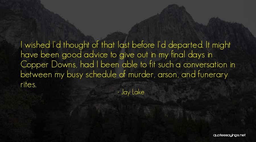 Jay Lake Quotes 913320