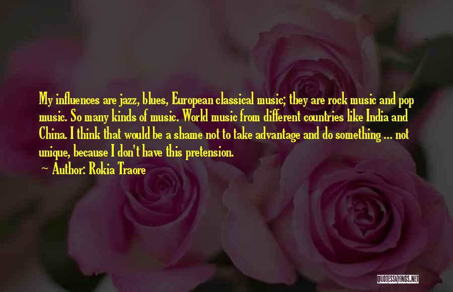Jazz And Blues Quotes By Rokia Traore