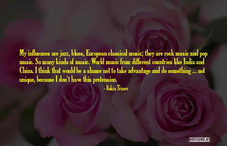 Jazz And Blues Quotes By Rokia Traore