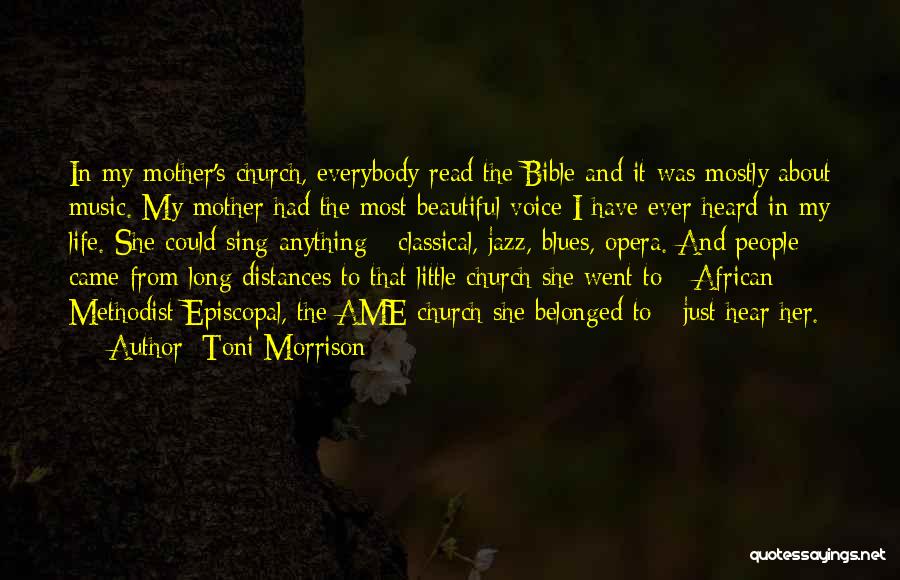 Jazz And Blues Quotes By Toni Morrison