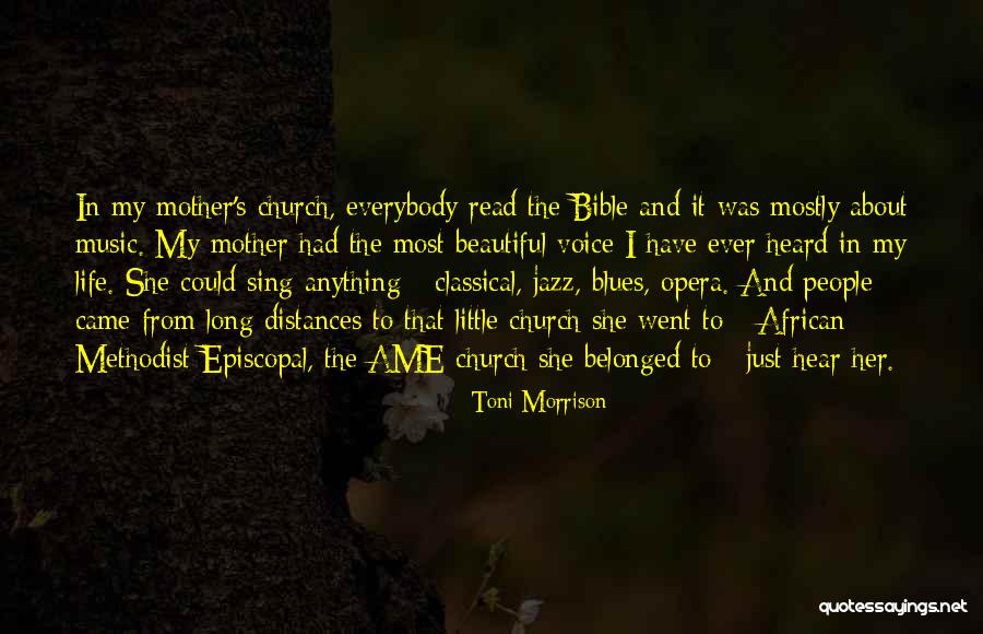 Jazz And Blues Quotes By Toni Morrison