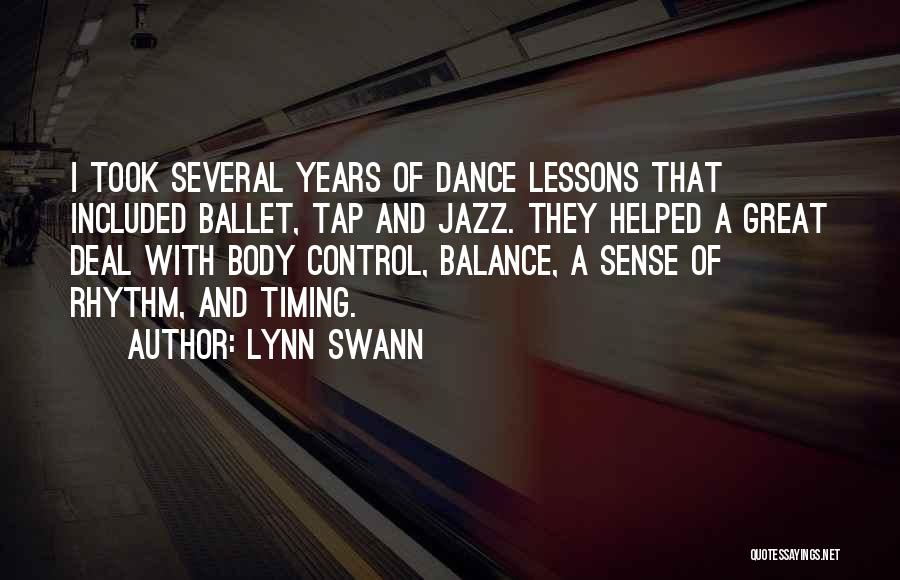 Jazz Dance Quotes By Lynn Swann