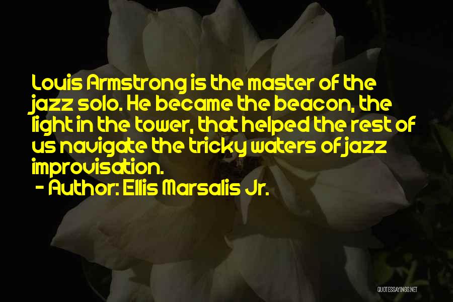 Jazz Improvisation Quotes By Ellis Marsalis Jr.