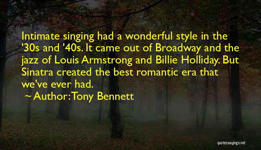 Jazz Louis Armstrong Quotes By Tony Bennett