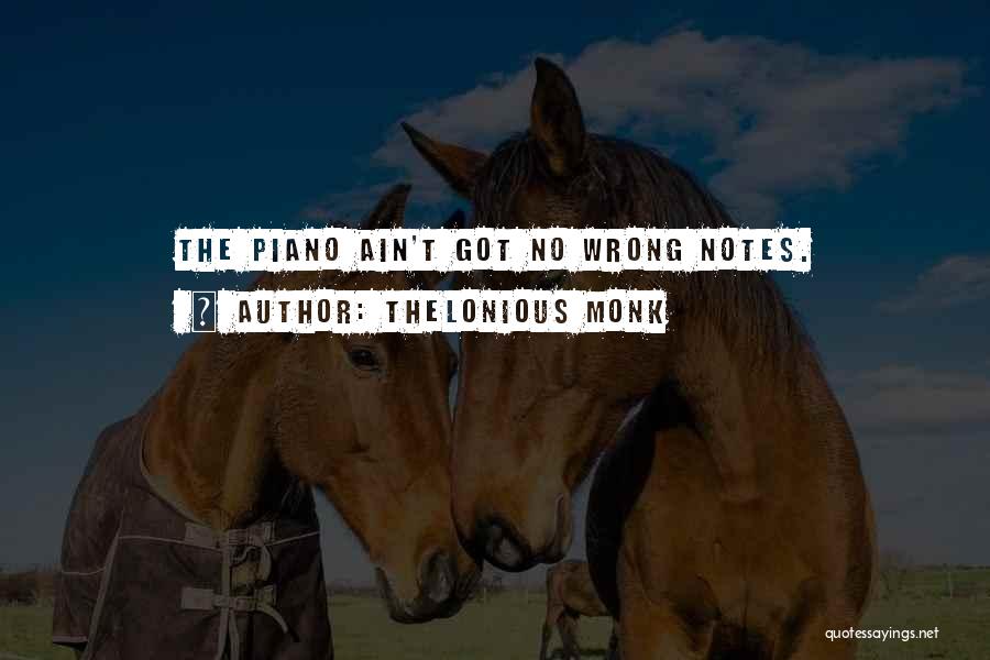 Jazz Piano Quotes By Thelonious Monk