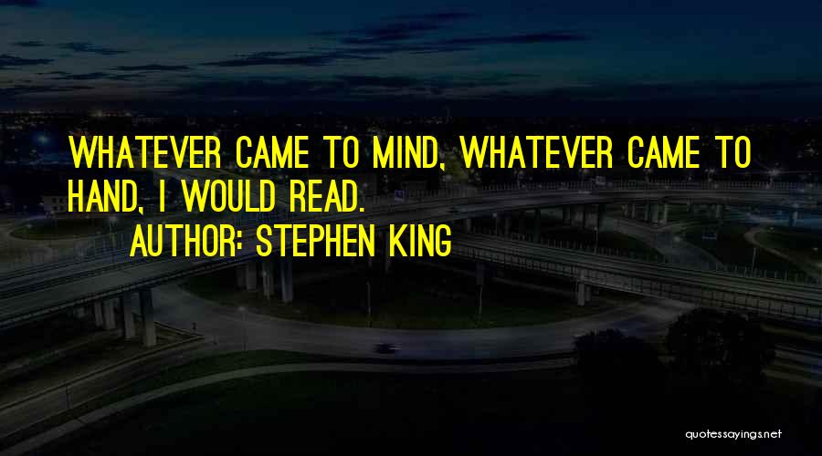 Jd's Revenge Quotes By Stephen King
