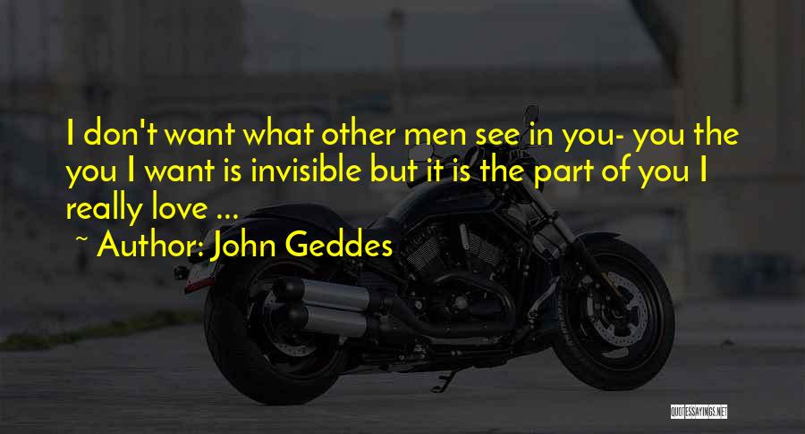 Jealousy Is Part Of Love Quotes By John Geddes