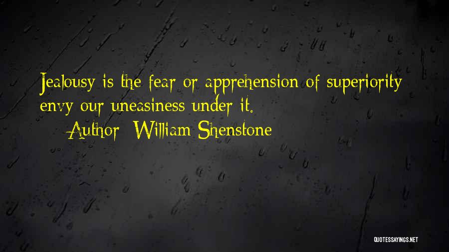 Jealousy Quotes By William Shenstone