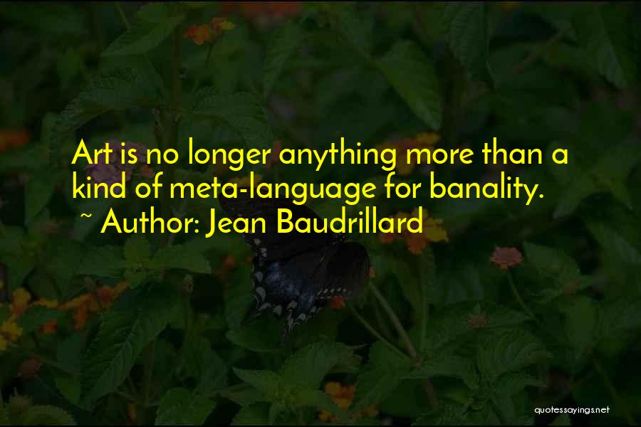 Jean Baudrillard Quotes 1331049