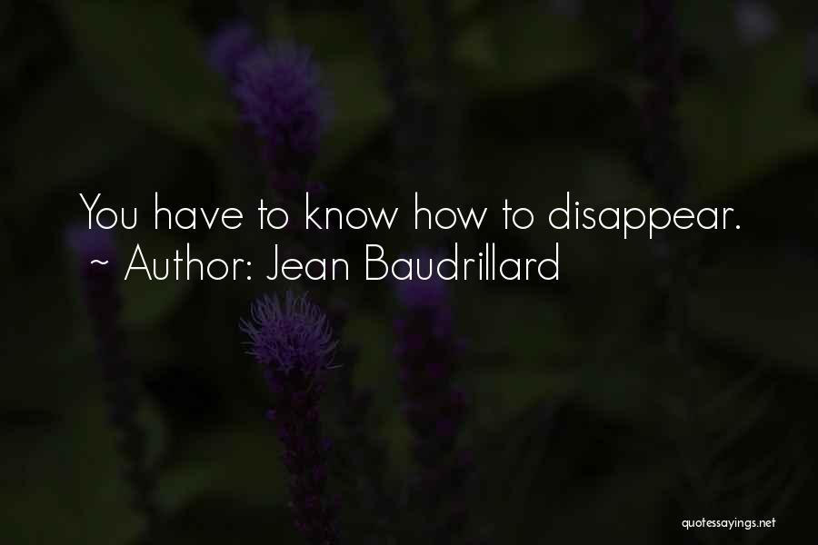 Jean Baudrillard Quotes 1473944