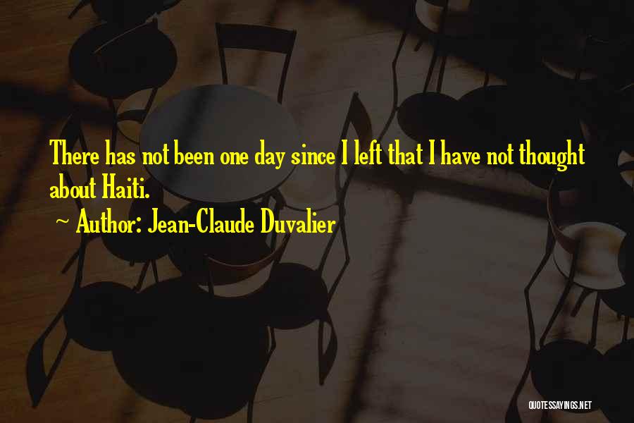 Jean-Claude Duvalier Quotes 992987