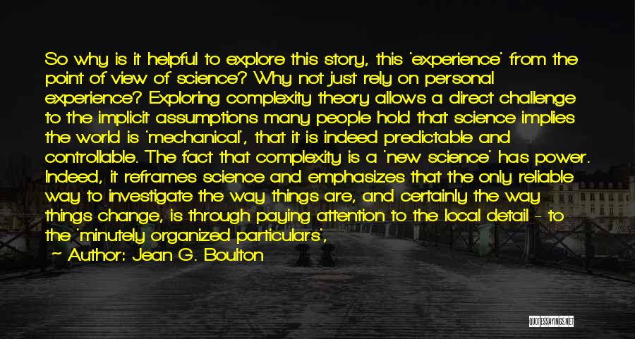Jean G. Boulton Quotes 2065418