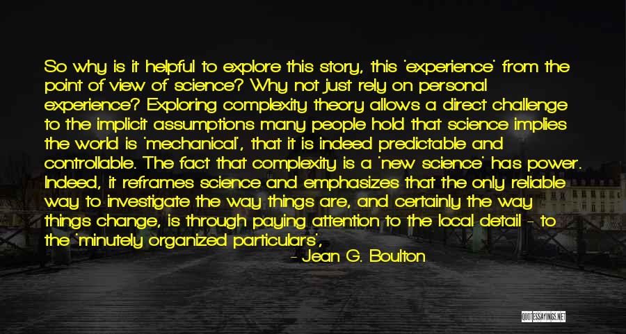 Jean G. Boulton Quotes 2065418