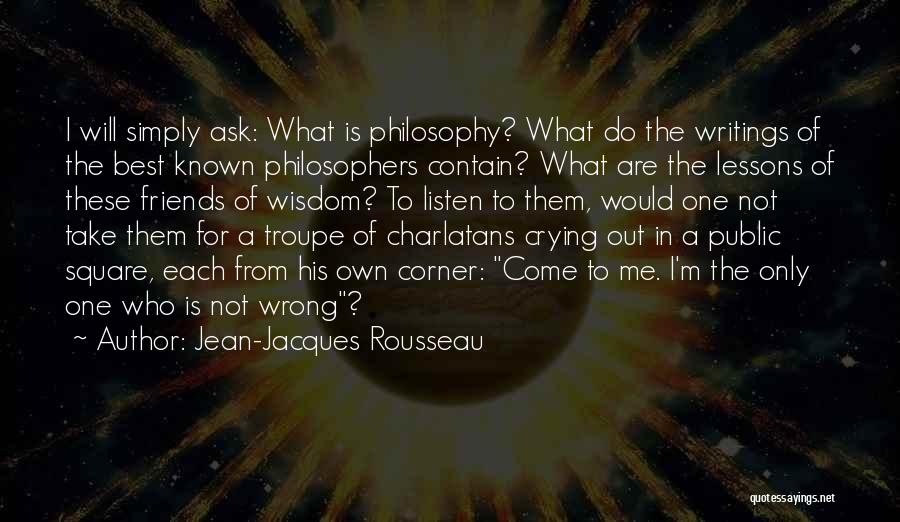 Jean Jacques Rousseau Philosophy Quotes By Jean-Jacques Rousseau