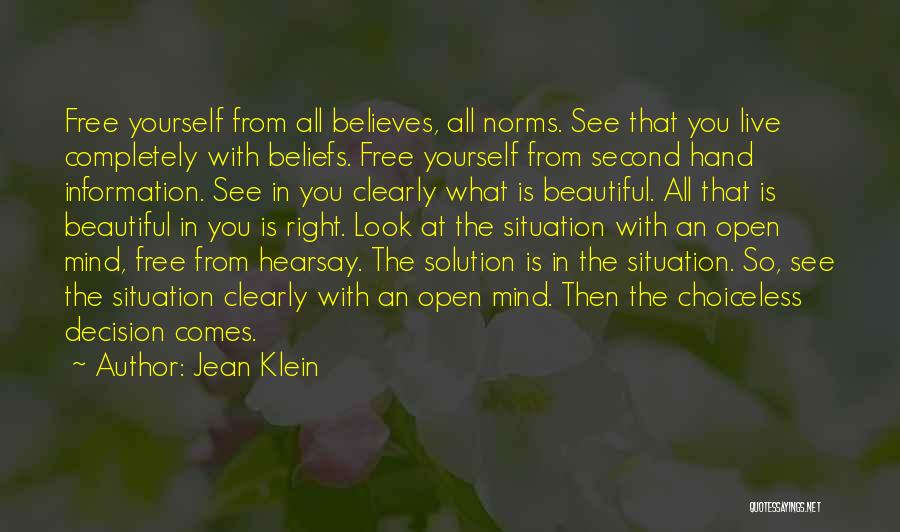 Jean Klein Quotes 926277