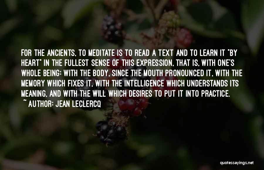 Jean Leclercq Quotes 1640770