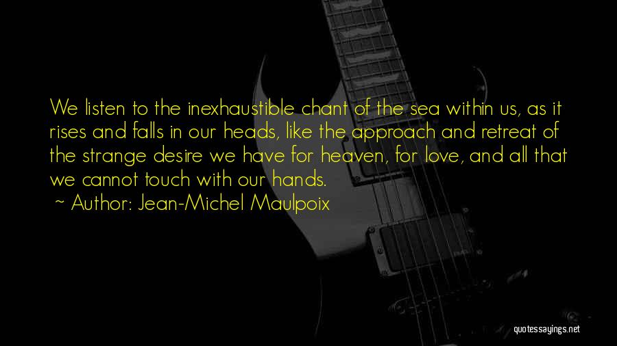 Jean-Michel Maulpoix Quotes 1031918