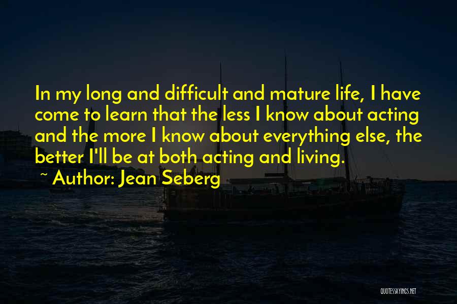 Jean Seberg Quotes 1363173