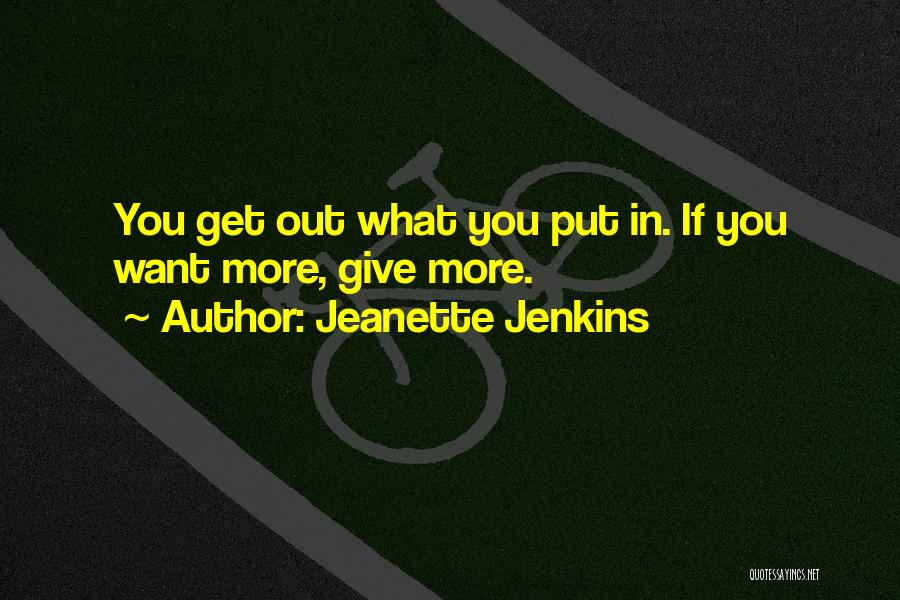 Jeanette Jenkins Quotes 1836540