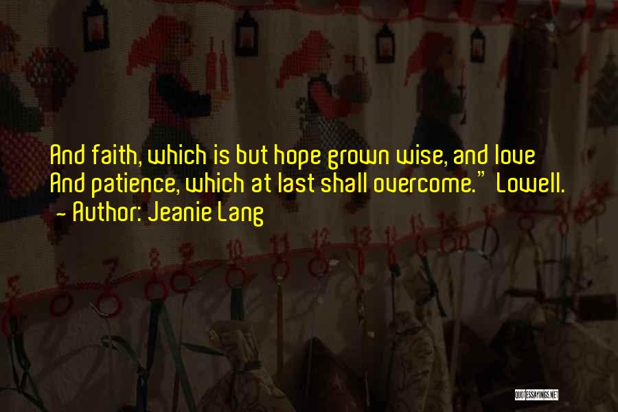 Jeanie Lang Quotes 1562311